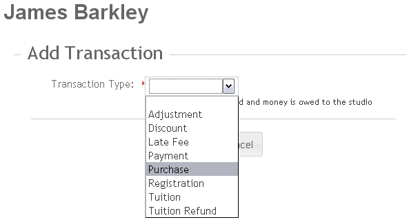 Transaction Types