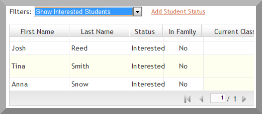 Student Filtering